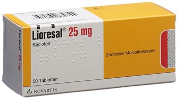 Lioresal De 25 Mg
