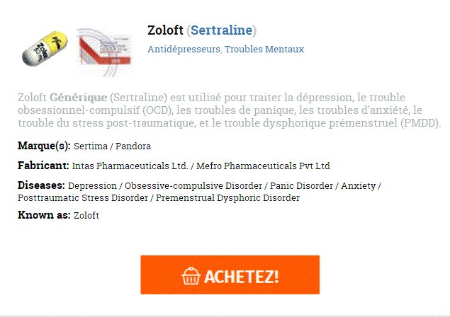 Sertraline Le Moins Cher