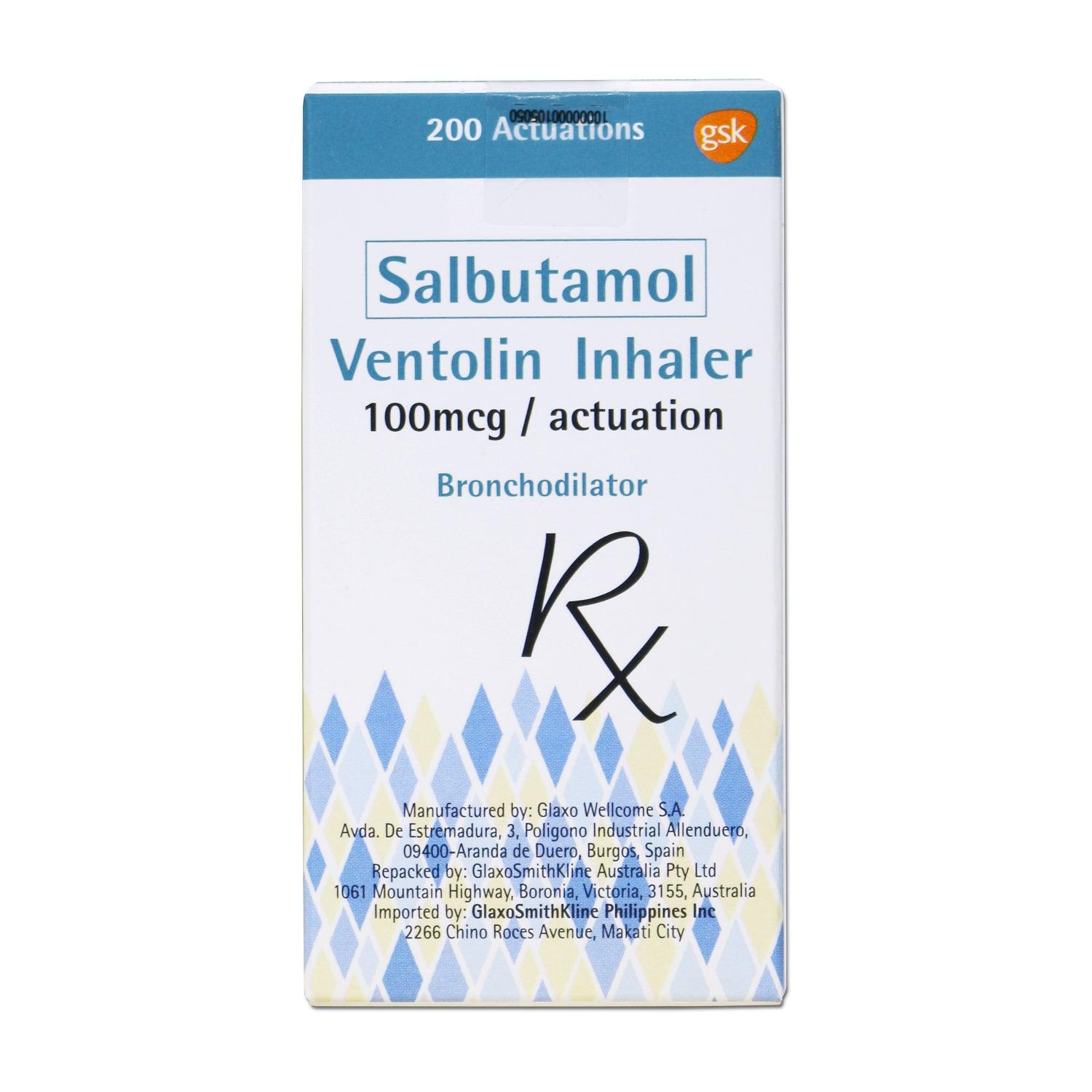 salbutamol spray prix
