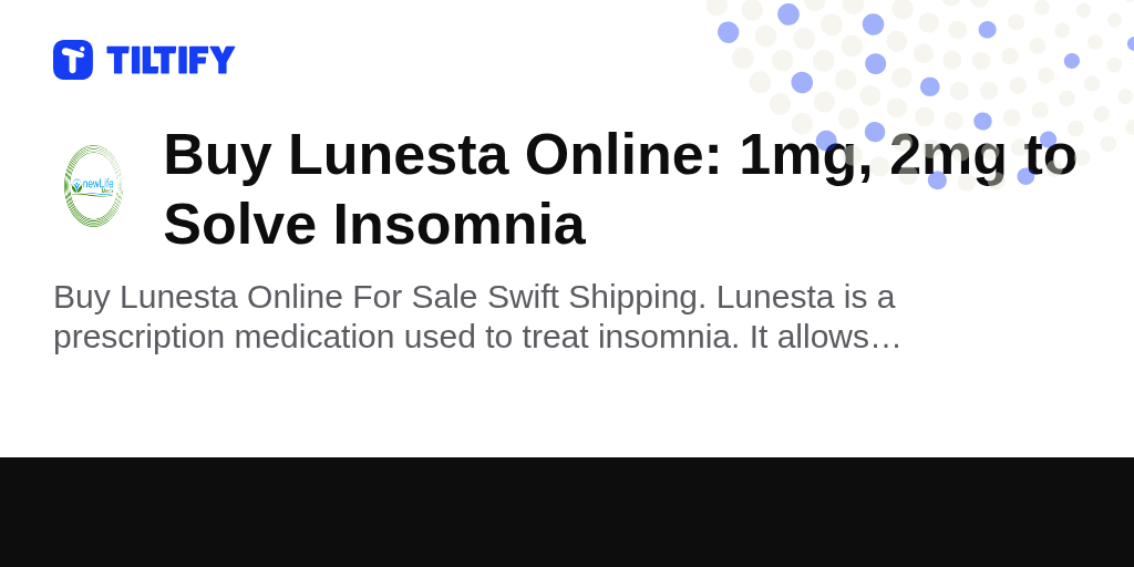 Lunesta online lunesta online