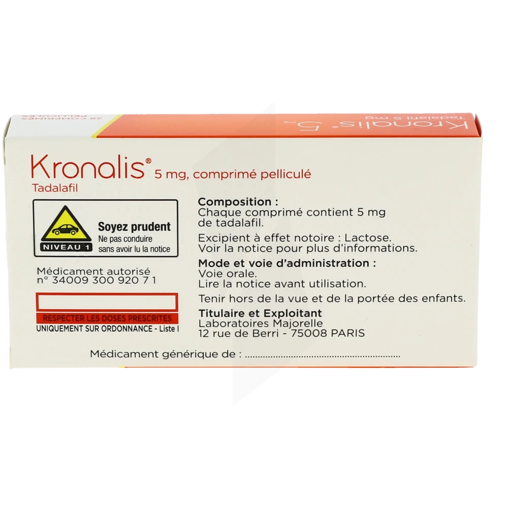 Tadalafil generique 5mg