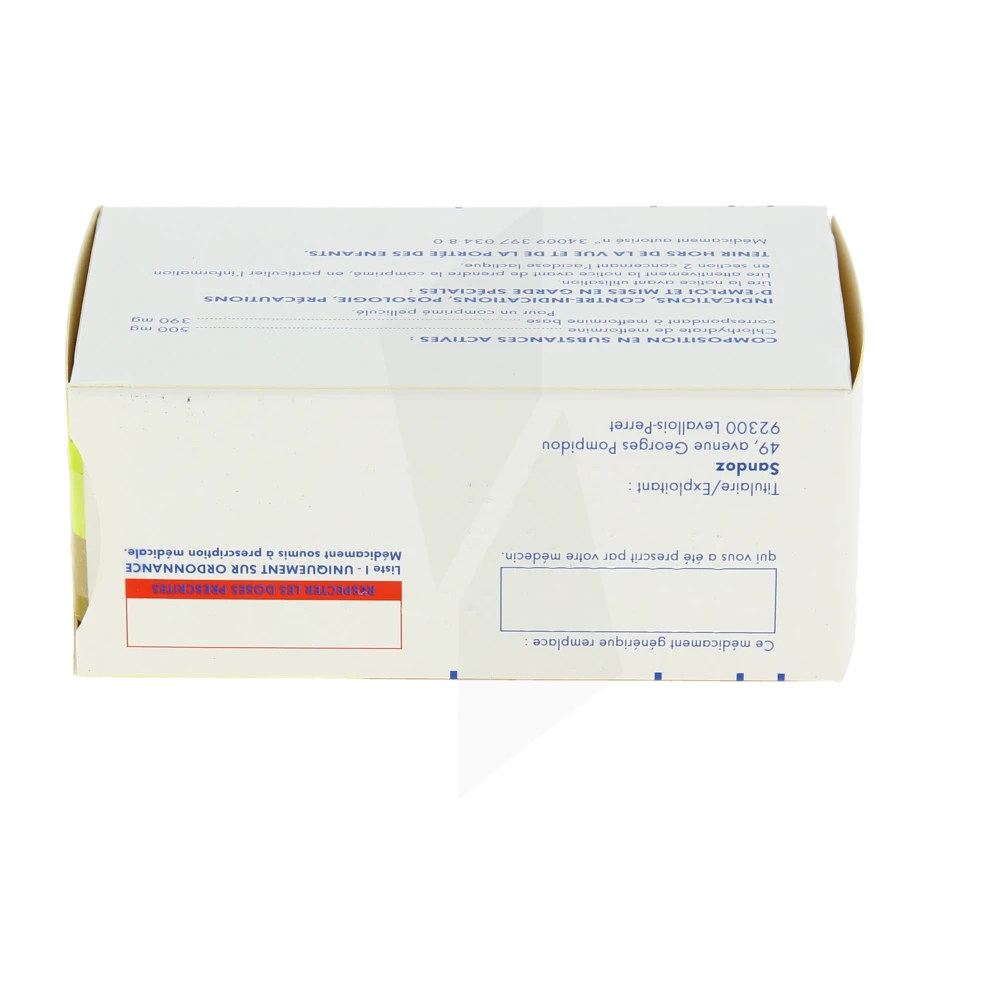 Pilule sandoz metformine