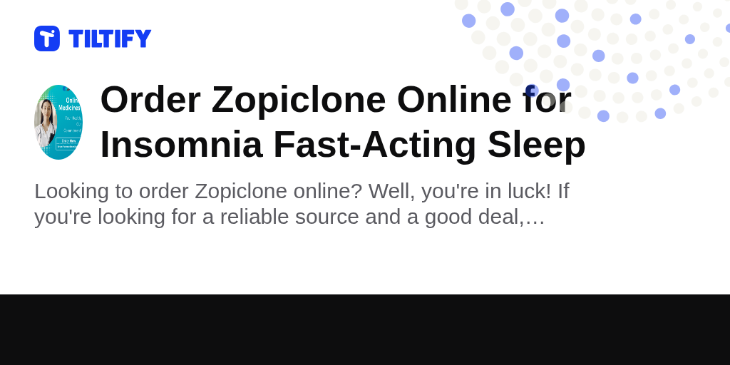 ordre zopiclone