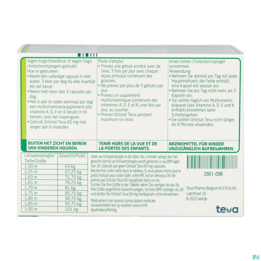 Orlistat Eg 120 Mg Prix