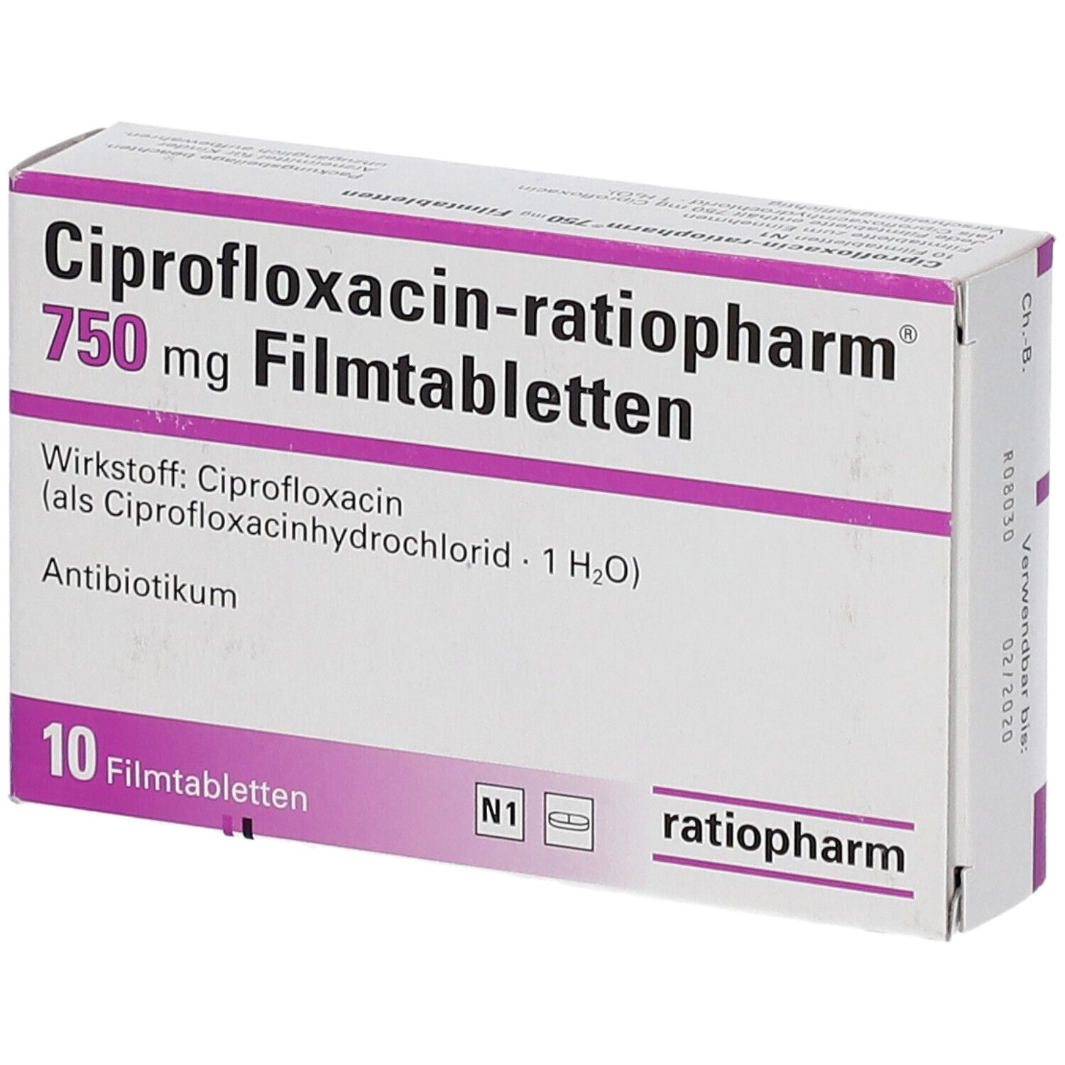 ciprofloxacin 750 mg cp