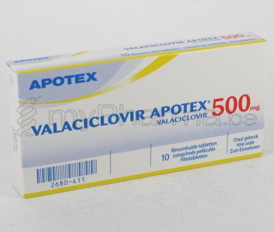 Valacyclovir 500 mg prix