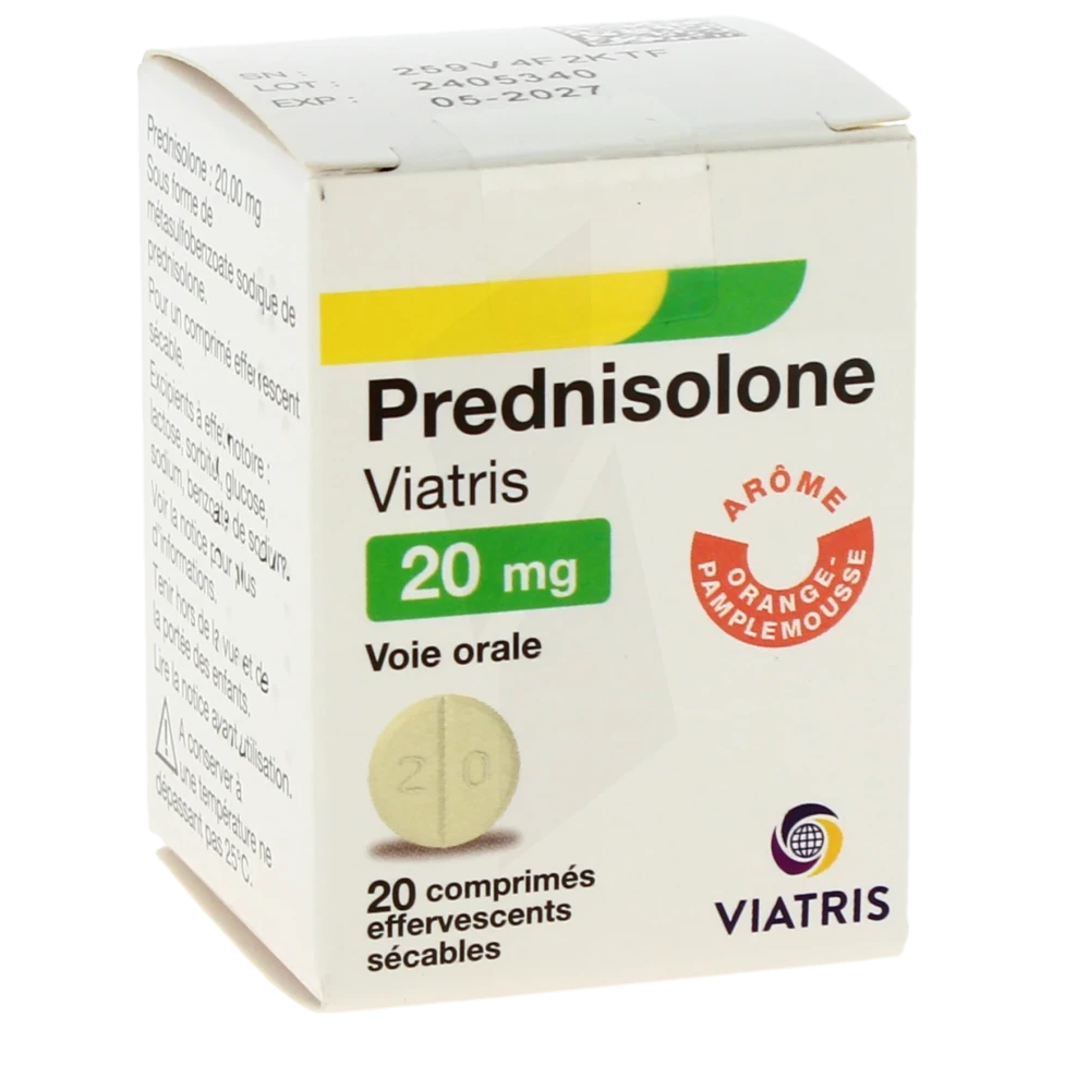 Prednisolone 20mg Le Soir
