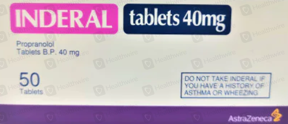 Inderal 40 Mg Propranolol Cloridrato Inderal 40 mg propranolol cloridrato