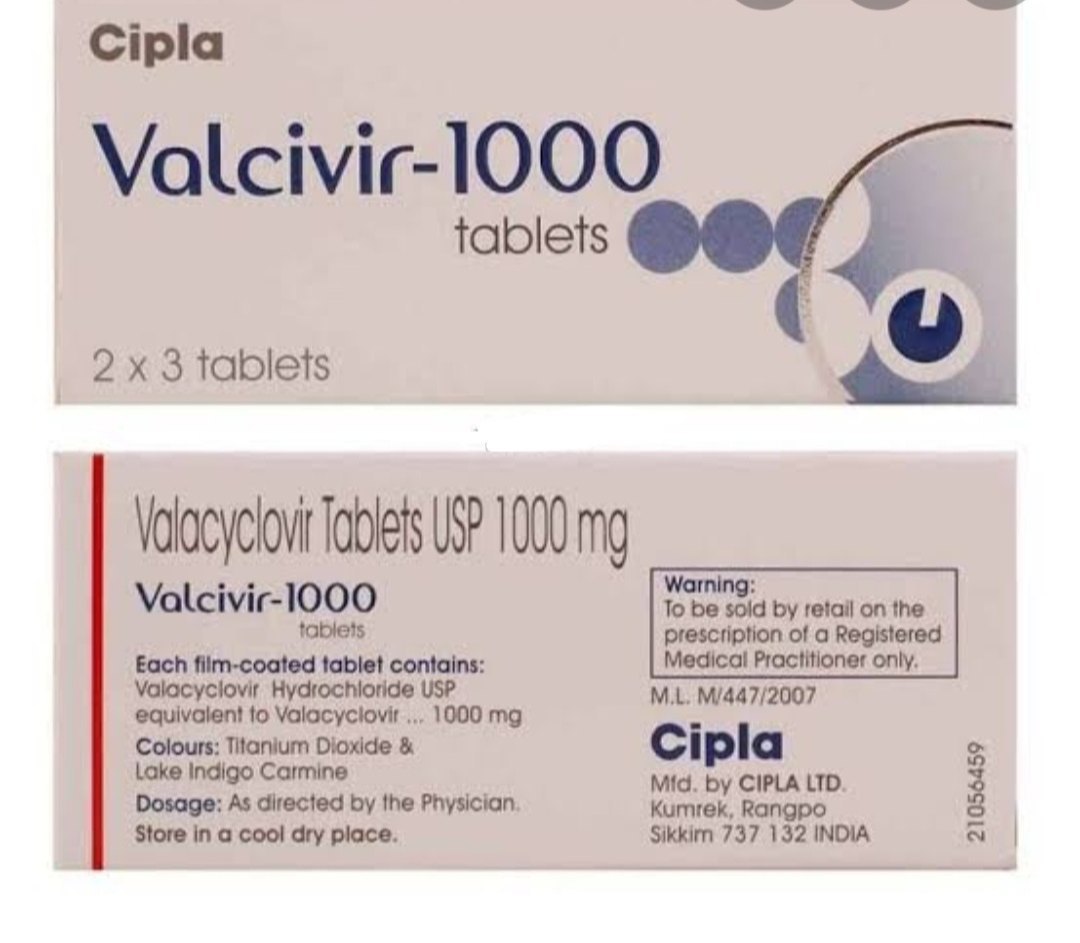 Valacyclovir 1000mg
