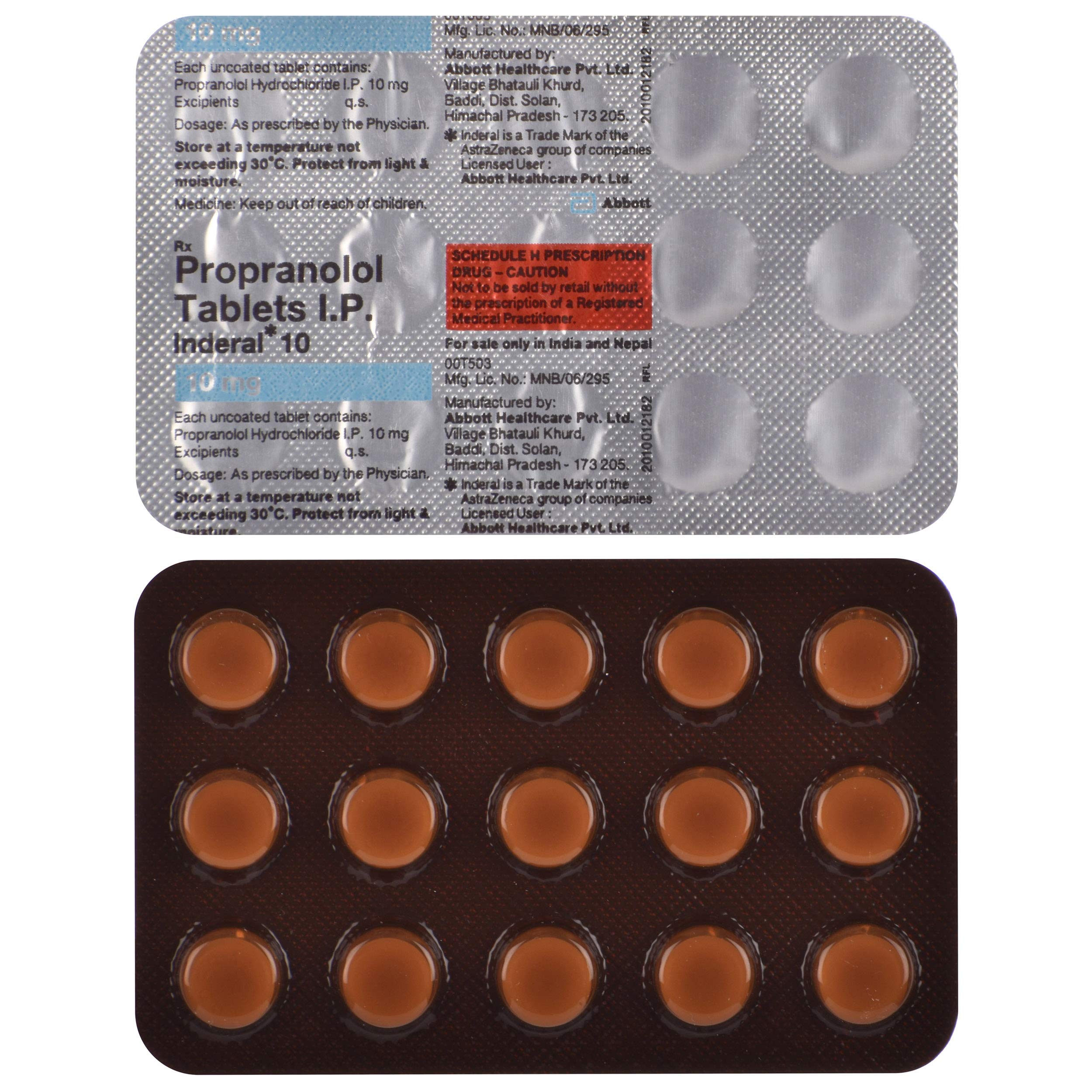 Inderal De 10mg