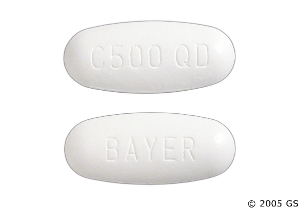 Cipro 500 mg qd