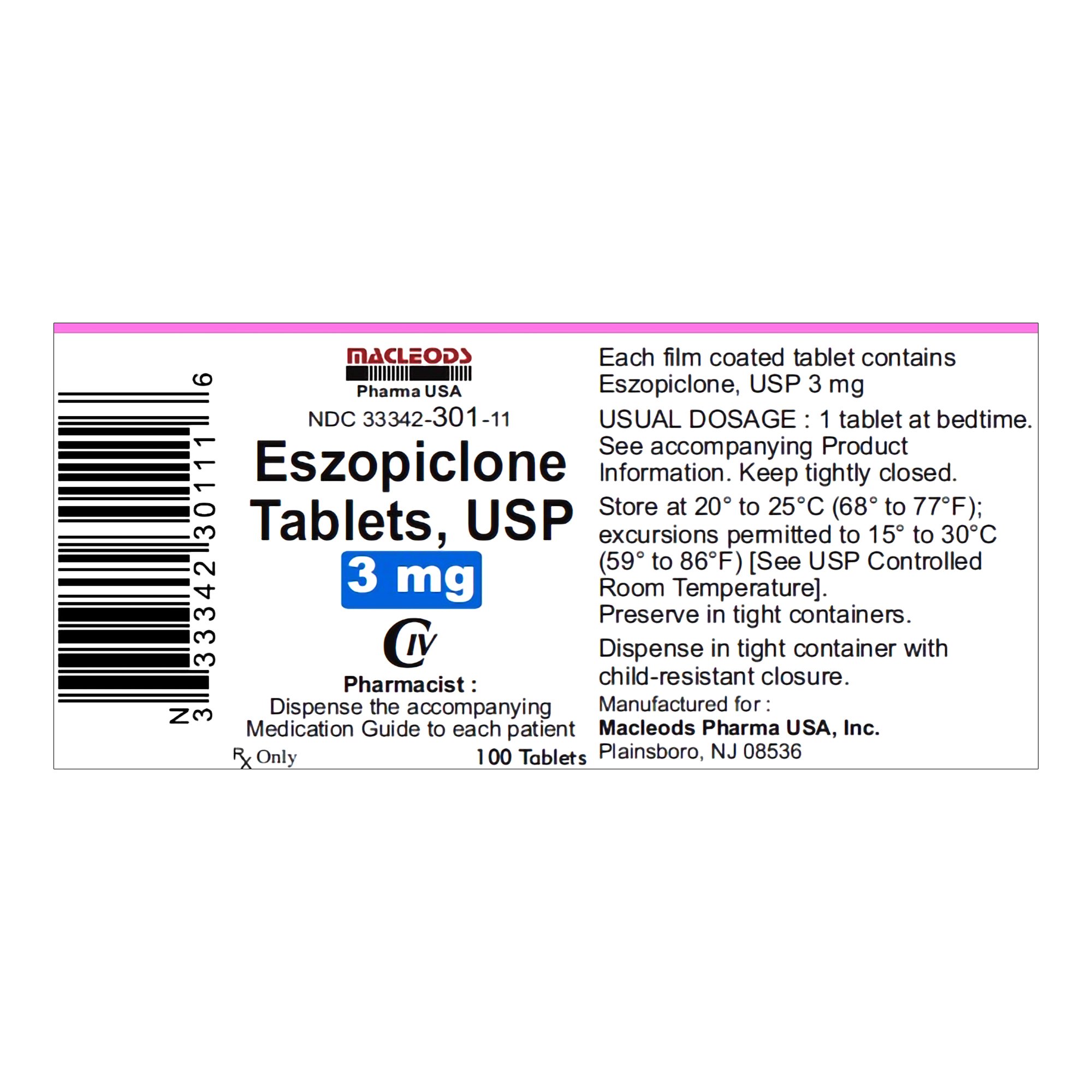 où acheter du eszopiclone