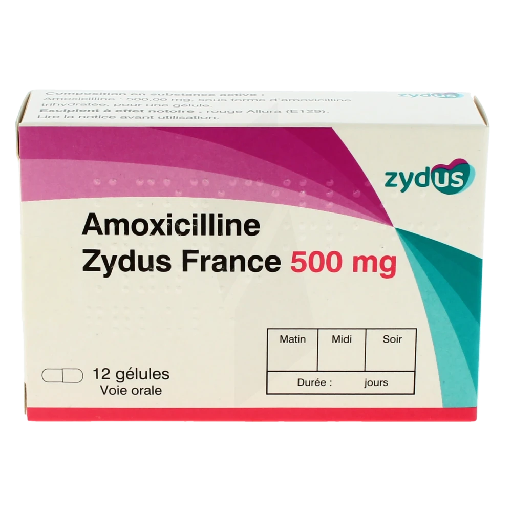 Amoxicilline Zydus France 500 Mg