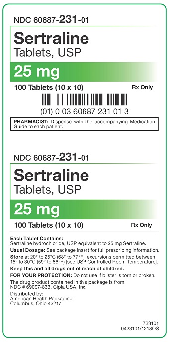 Sertraline 25mg Bnf