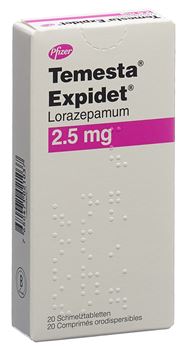 Lorazépam 2.5mg online