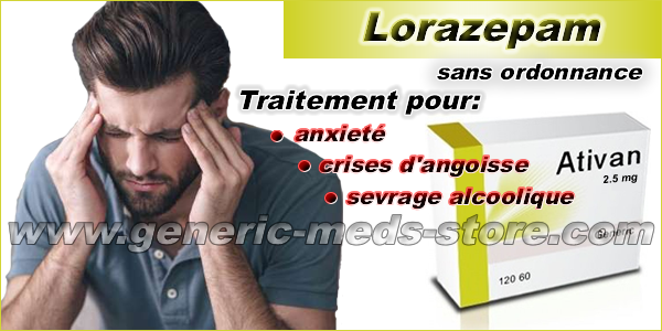 ativan sans ordonnance