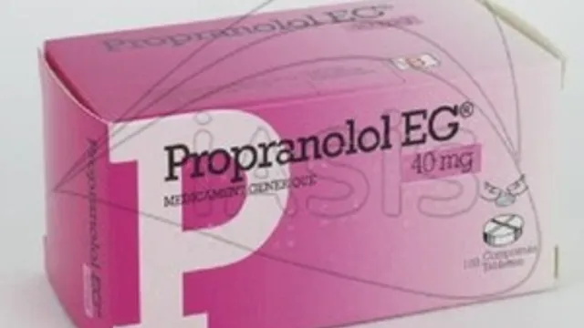 Propranolol pilules