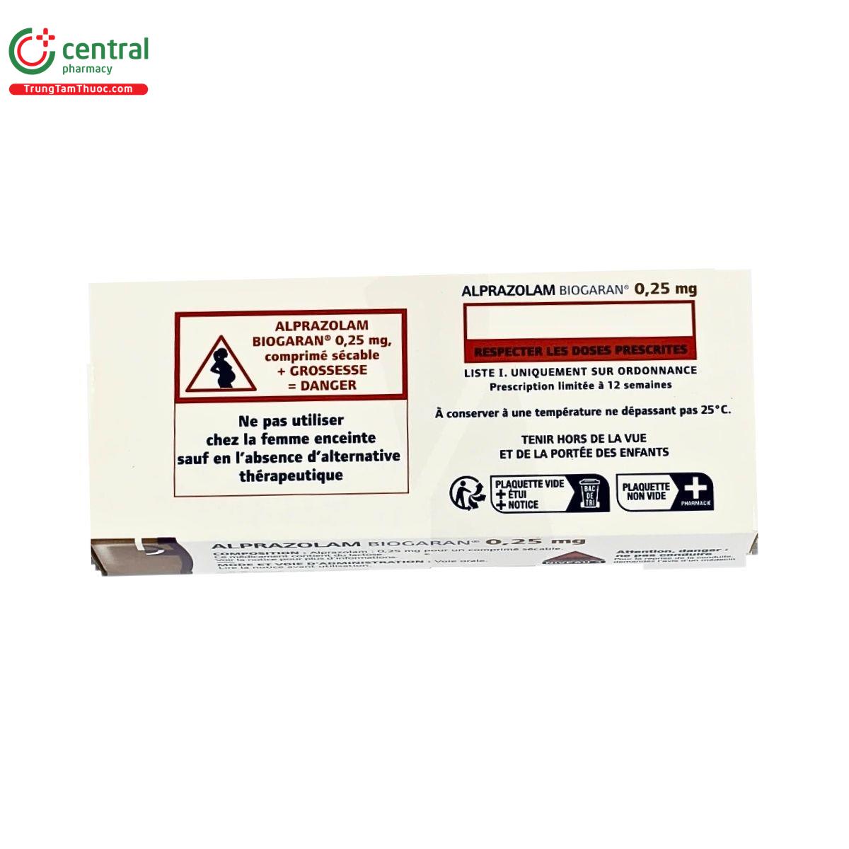 alprazolam biogaran prix