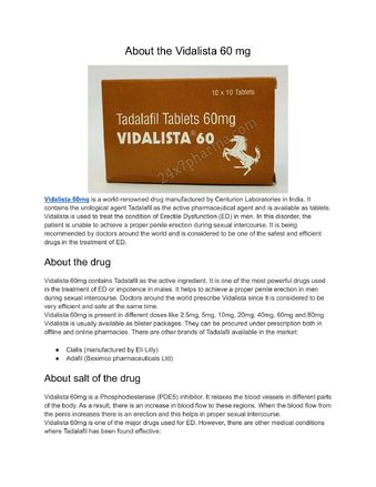 Tadalafil 60 mg online