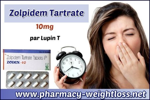 Zolpidem 10mg sans ordonnance