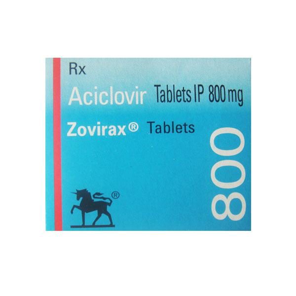 Zovirax de 800 mg