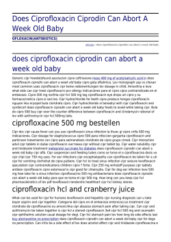 ciprofloxacin hexal 750 mg