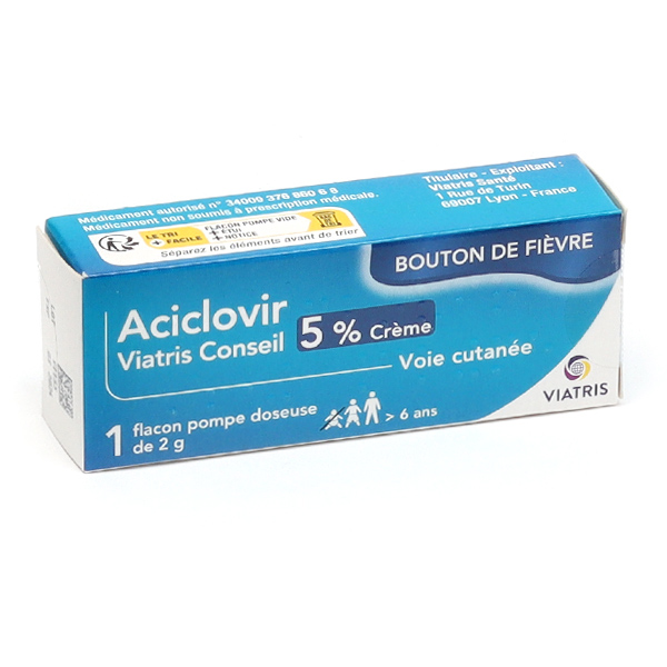 Zovirax iv prix