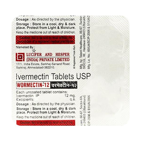 Ivermectine 12mg Online