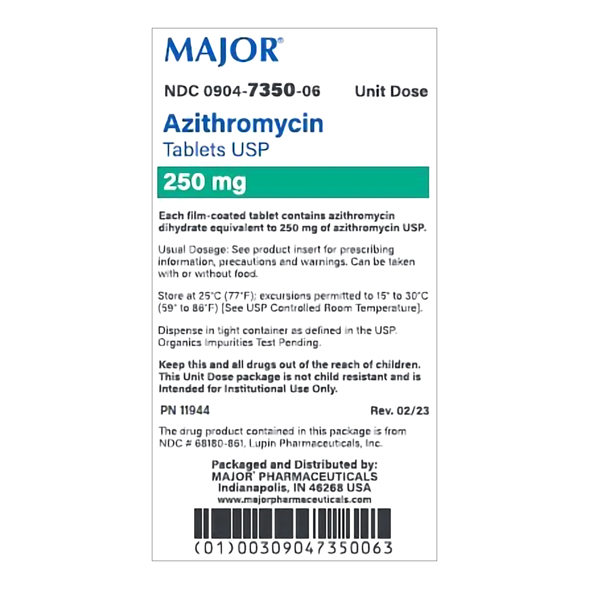 Azithromycin 250mg Emc