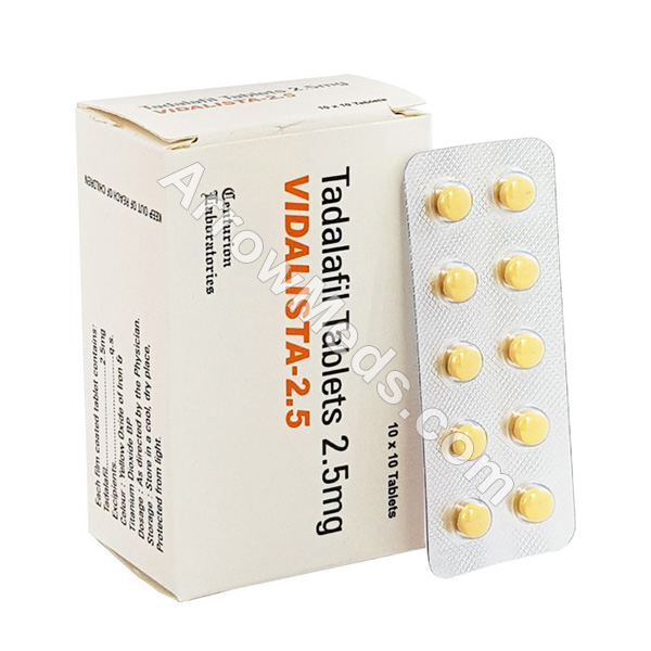 Tadalafil Vidalista 2.5 Mg