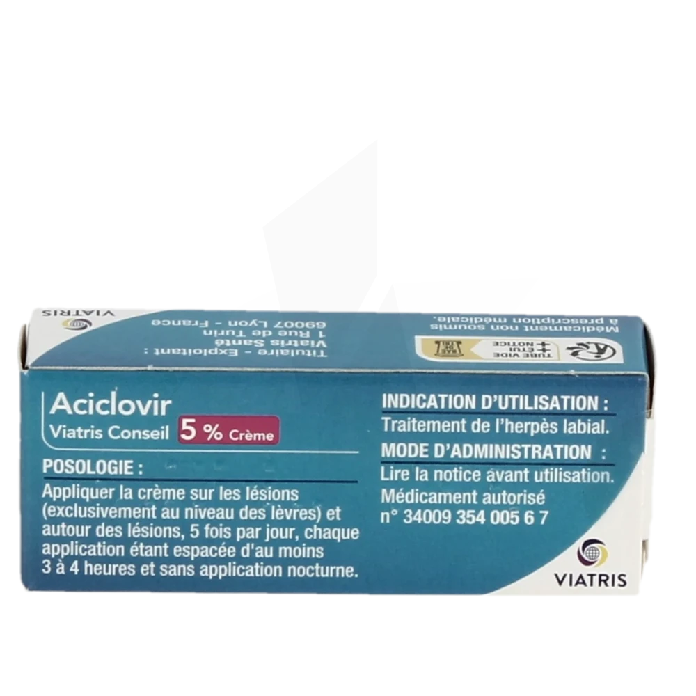 aciclovir pommade prix