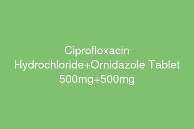 ciprofloxacin 500 mg spc
