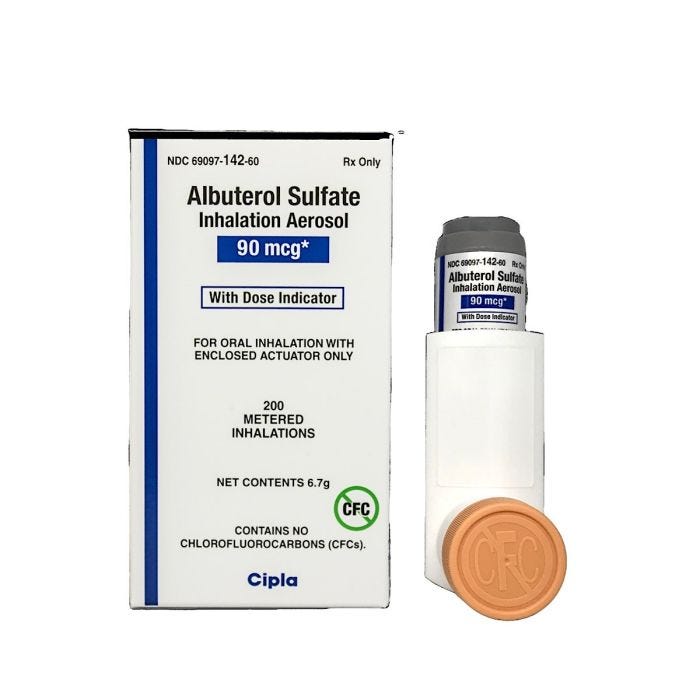 commander du albuterol