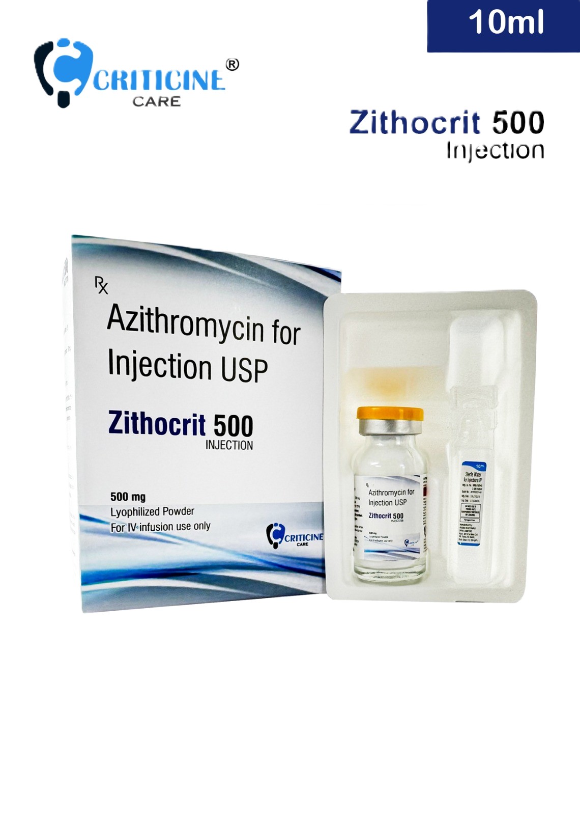 Azithromycin 500 mg iv