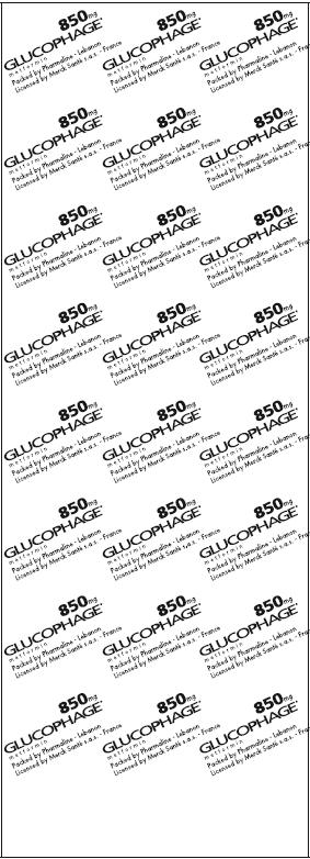 prix glucophage 850 france