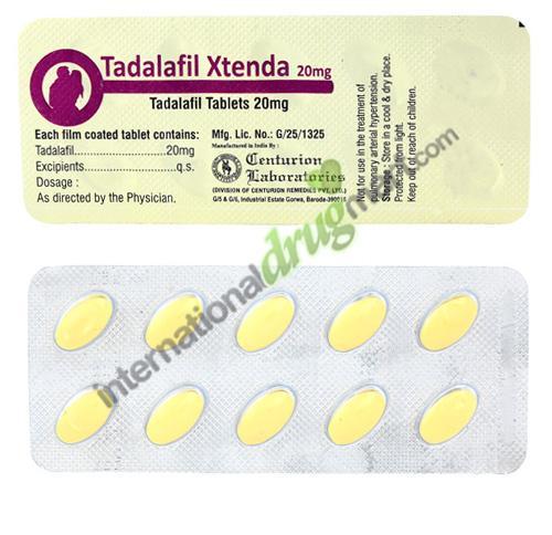 tadalafil xtenda 20 mg