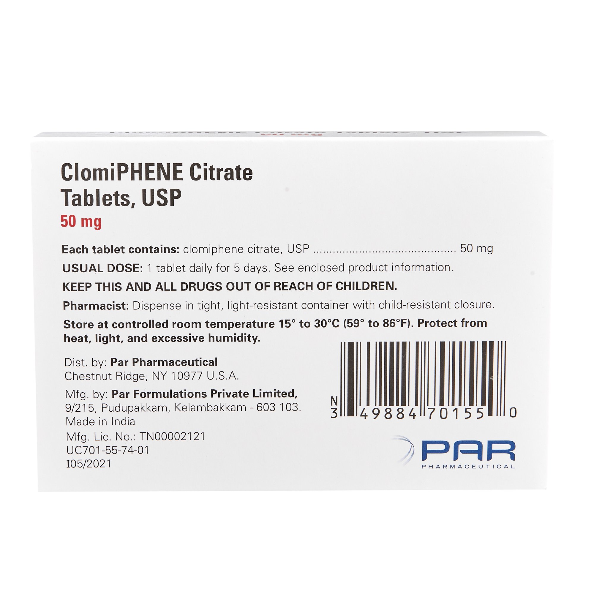 Clomiphene 50mg online