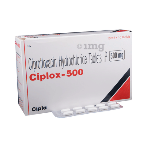 Ciprofloxacin 500 mg y102