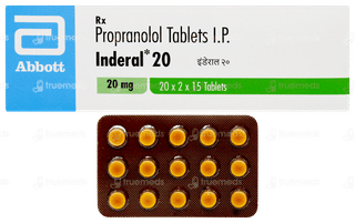 propranolol 20 mg inderal