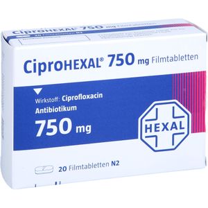 Ciprofloxacin 750 Mg N2