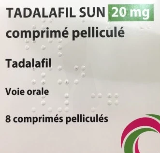 Tadalafil 20 mg 8 comprimés