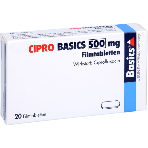 Ciprofloxacin 500mg & ornidazole 500 mg