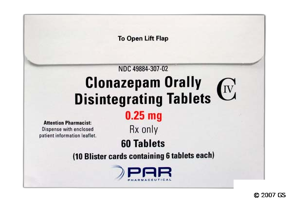 Prix clonazepam