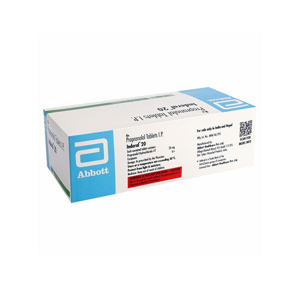 inderal de 20 mg Inderal de 20 mg