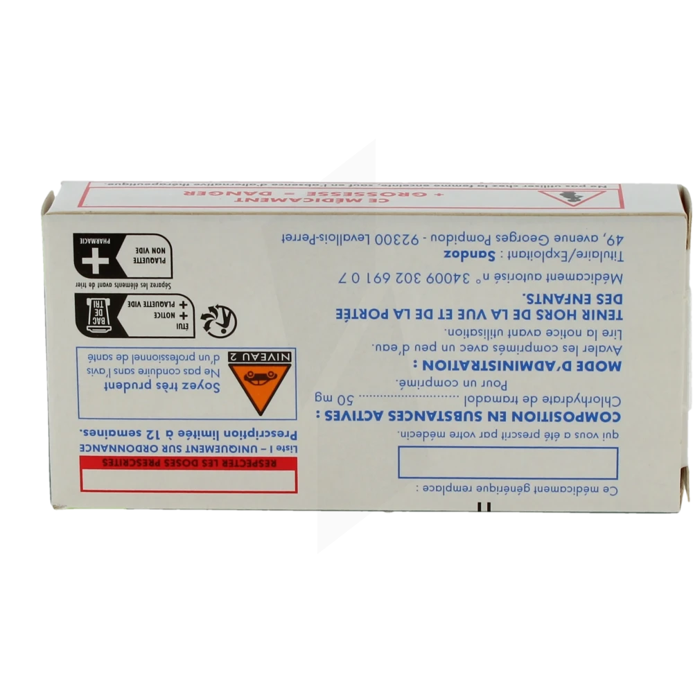 tramadol chlorhydrate sans ordonnance