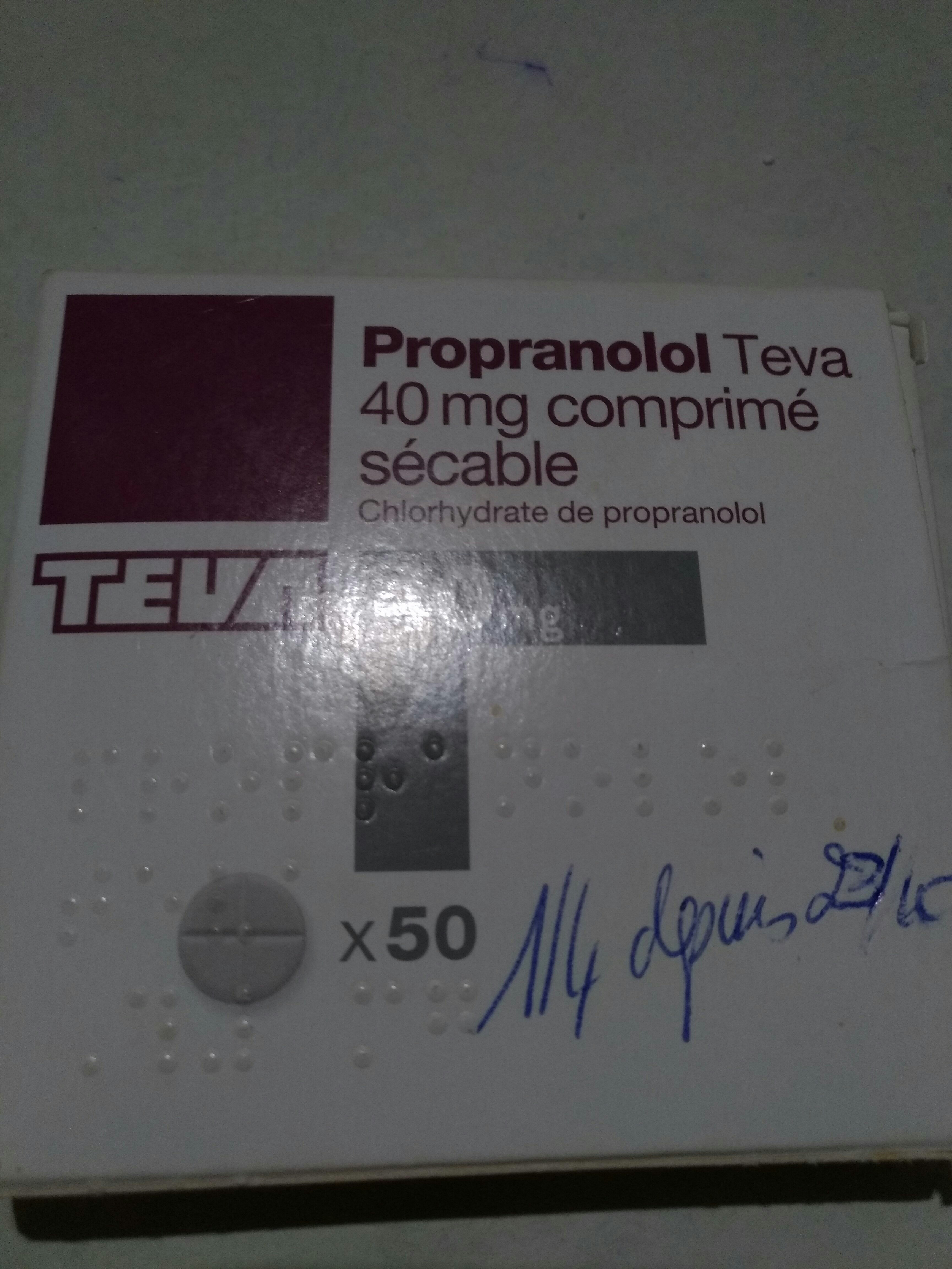 propranolol achat france