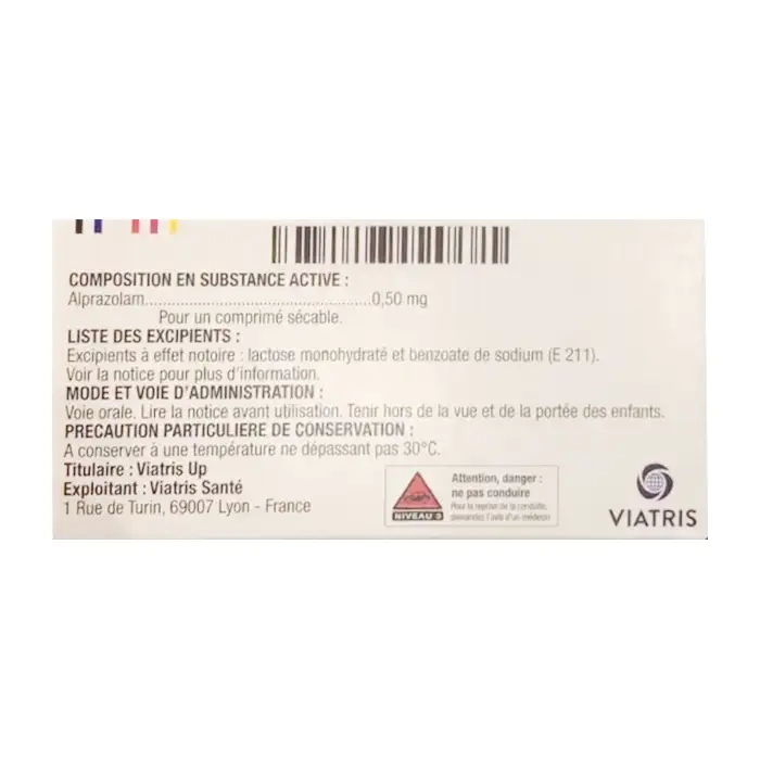 Xanax 0.5 Prix France