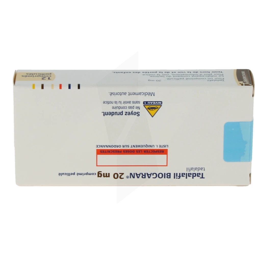 Tadalafil 20mg Biogaran Prix
