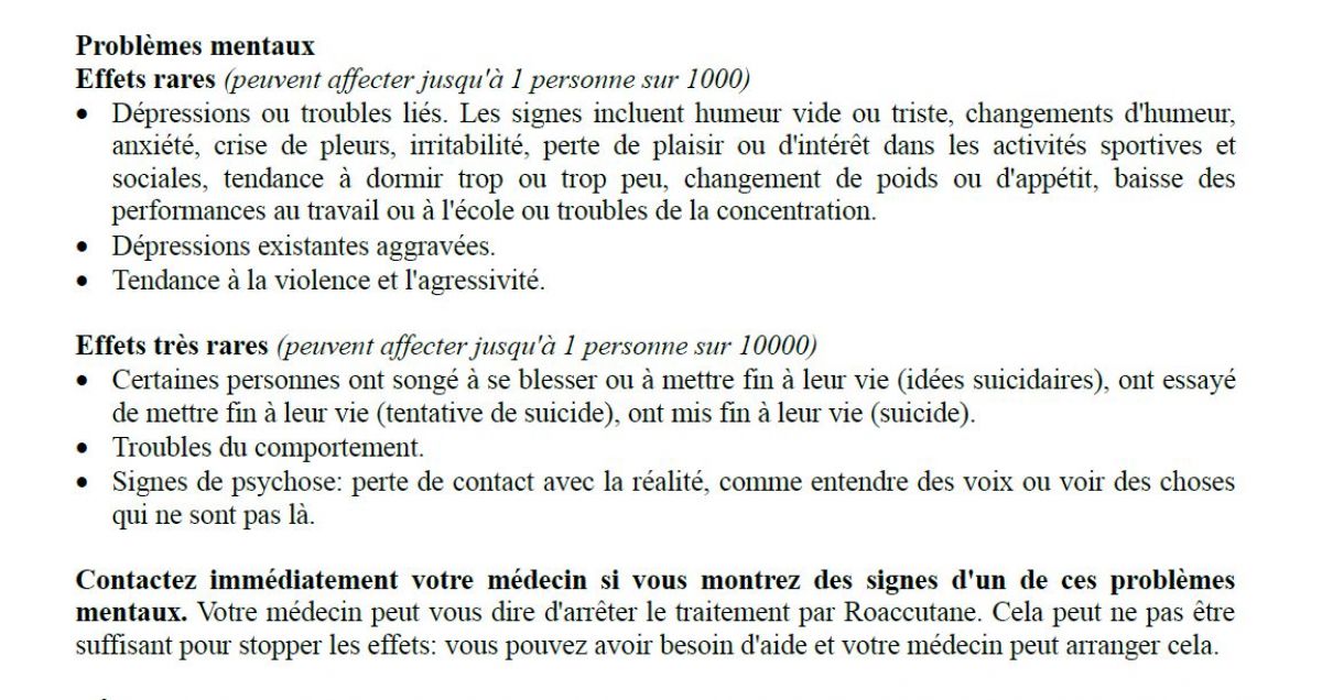 prix roaccutane france
