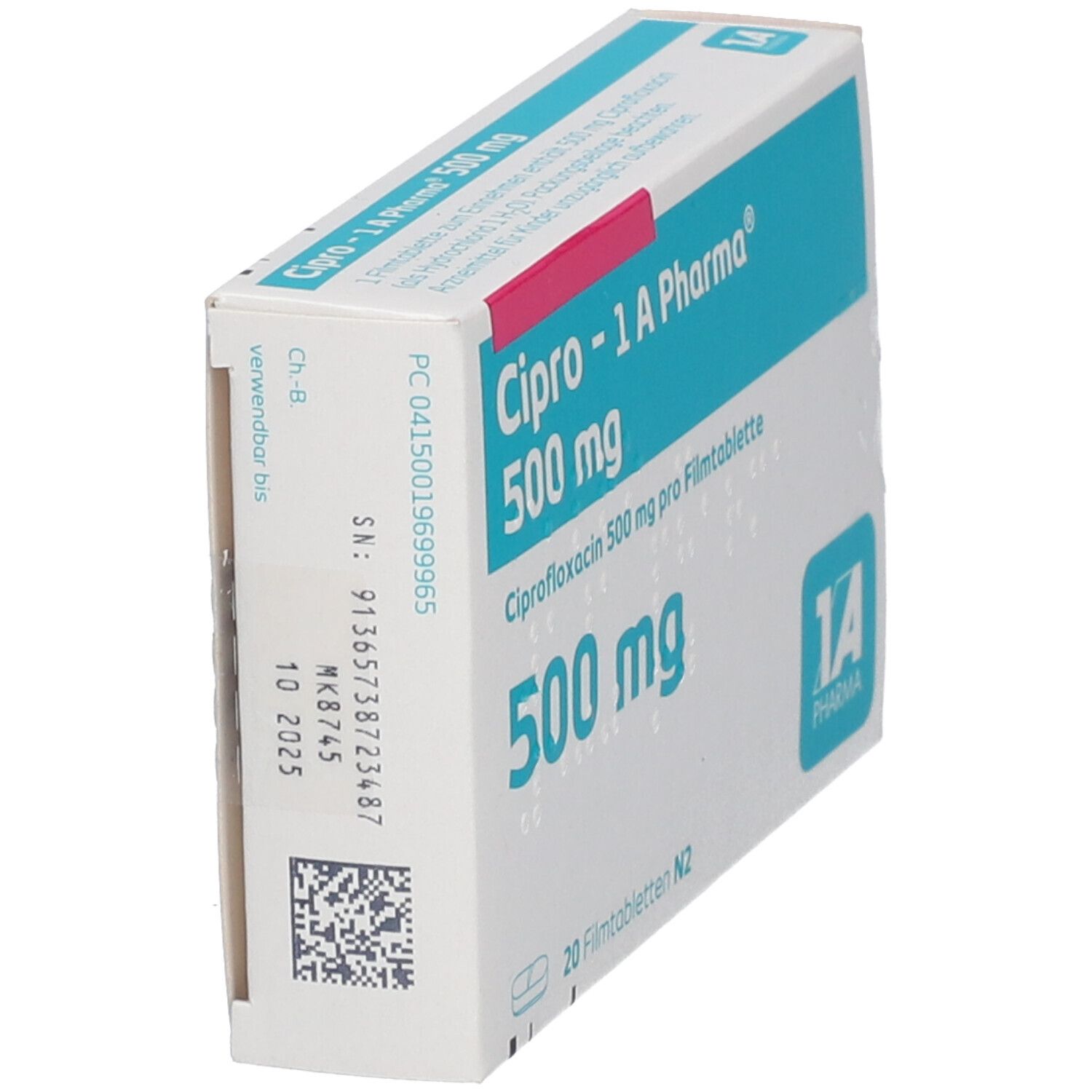 auro ciprofloxacin 500mg l54